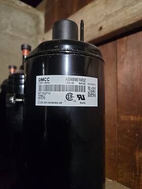 Asn82n1udz Gmcc Asn89e1vdz Rotary Compressor 9 000btu R410 220v/1ph/60hz