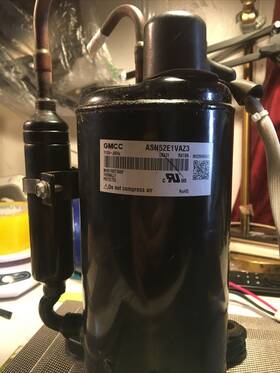 W00266490ac0 Gmcc Asn52e1vaz3 115 V 60hz Lra21 Compressor