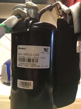 Kdy251a53103098 Gree Qxa-a062xl130b 1ph 60hz 115v Lra25 Compressor