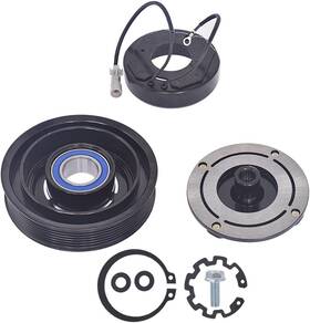 Dy-9231431-537616-gx Gxywady Ac Compressor Clutch Kit With Pulley Plate Coil 10s17e Replacement For Ram 1500