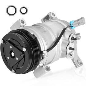 Xx-acc048 Hyr New Ac Compressor With Clutch Compatible 2000-2013 Chevrolet Gmc Mo