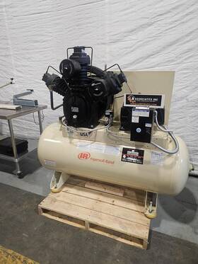 15te20 Ingersoll Rand 2021 20 Hp 3 Cylinder Air Compressor Package Autodrain Oil Alarm