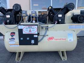 2-2475 Ingersoll Rand Two 2 Md# 2475 7.5 Hp 15hp Total Duplex Recip Air Compressor