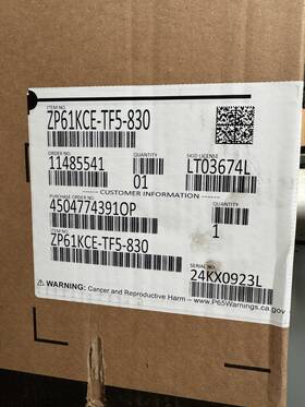 Zp61kce-tf5-830 International Comfort Pro Emerson Copeland Compressor Scroll 209/230 3ph Genuine Oem .new