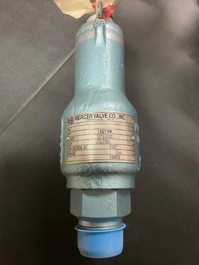 9117c511711 Mercer Valve Company Safety Relief Pn