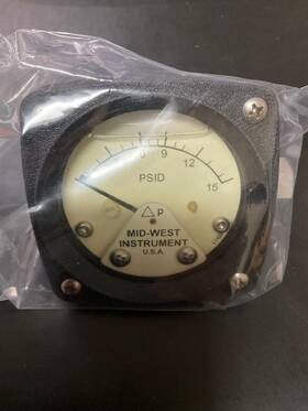 120aa-10 Midwest 120aa-10- Aln O Instrument Pressure Gauge
