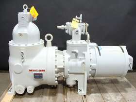 37h1410ssc Mycom New Mayekawa Ammonia Screw Compressor Two Stage Semi Hermetic
