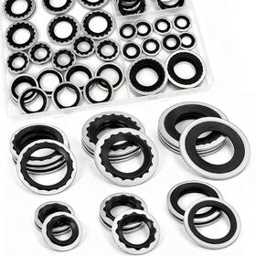 Nbringo 716597866317 52 Pcs Ac Gasket Kit - R134a Seal With Compressor Gaskets A/c Line Se