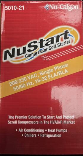 5010-21 Nu-calgon Nu-start Compressor Soft Start Kit