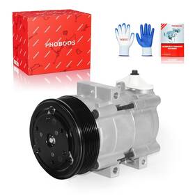 Pbacc050 Phoboos A/c Compressor With Clutch Compatible Ford F-150 1997-2001 Excu