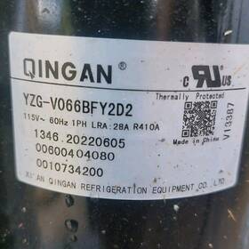 Nzg-vo66bfy2d2 Qingan Aphl50lbq1 Compressor 115v 80hz 1ph Lra 28a Fits Dehumidifier
