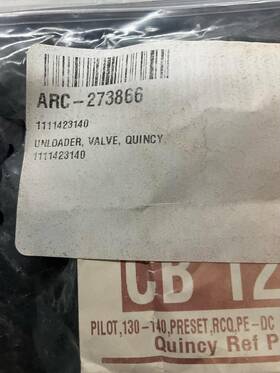 111423-140 Quincy Unloader Valve Pn