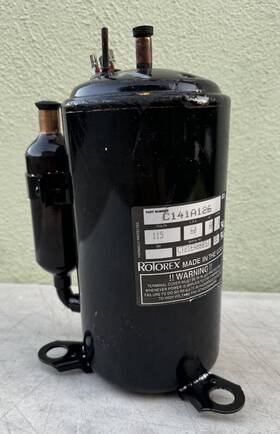 C141a126 Rotorex 115 Volt 60 Lra Hz Phase 1 Rotary A/c Compressor New