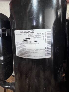 Ug5a290inzj2 Samsung New 29 000 Btu 2.5 Ton R410a Ac Compressor 208-230v 1ph Rot