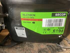 105h6194 Secop Nle10cn 115v Compressor R290 60hz 3/5hp Lbp Mbp Energy Optimized
