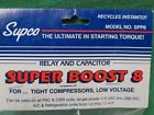1-2-10hp Spp8 Supco Super Boost Motor Relay Start Capacitor Starter