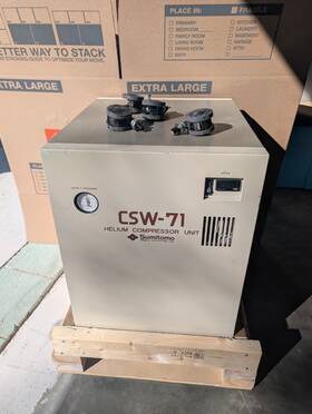 Csw-71d Sumitomo Helium Compressor Unit 3 Phase 380-480v Beige 1998