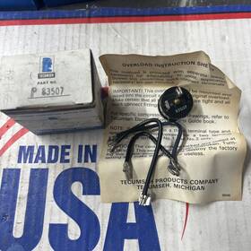 83507 Tecumseh Refrigeration Motor Overload Protector Oem Factory Part Nos/new