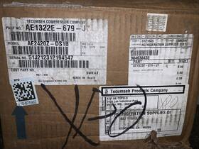 Ae2420z-ds1b Tecumseh Reciprocating Compressor 1/2 Hp 115v