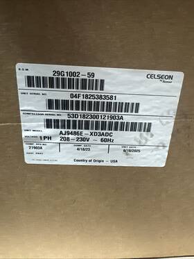 Aj9486e-xd3adc Tecumseh Aj9486e Refrigeration Compressor Unit 1ph 208-230v Celseon New