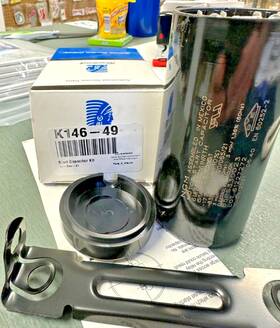 85ps330d23 Tecumseh K146-49 Start Capacitor Kit 161-193mfd X 330vac
