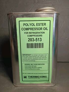 203-513 Thermo King New Poe Polyol Ester Refridgeration Compressor Oil - 1 Liter