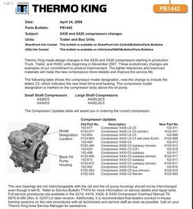 X426c5 Thermoking Thermo King Small Shaft Compressor