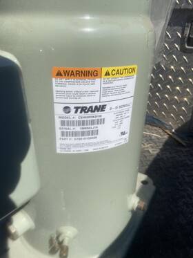 Csha093k0foo Trane 570010100400 Compressor 9 Ton Pn Year 2019