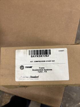 Baykskt267 Trane Compressor Hard Start Kit