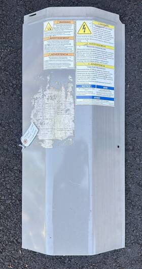 Cov04038 Trane Control Panel Cover 11 X 26 Used Tested