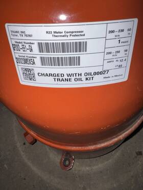 Gp283-ee1-ga Trane Compressor Used