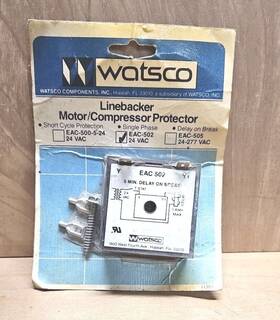 Eac-500-5-24 Watsco New Eac-502 Linebacker Motor/compressor Protector Factory Sealed Pac