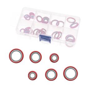 Yumfugu Yum84 30 Pcs Air Conditioning Compressor Gasket Kit A/c System S