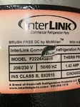 Interlink 25317501 1/4HP Ec Evaporator Fan Motor 208-230/50-60/1 RPM:1145 Nos. Fixed Price $350.00.