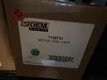 International Comfort Products 1190733 Motor, Fan, 1/4HP. Fixed Price $190.00.