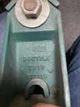 Dodge TP-10X12-TUFR Take Up Frame Unit Pn: 036350. Fixed Price $215.00.