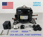 Sikelan QD35Y11G Refrigeration Compressor 1/12HP 229BTU 110-120V R600A Lbp. Fixed Price $114.99.