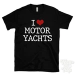 Love Motor T-shirt Heart Yachtsman Mariner Speed Ocean Water By. Fixed Price $21.48.