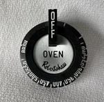 Bj 4590-003 Oven Dial Black 250-550 W/broil 2" Diameter Knob Robertshaw 40-336. Fixed Price $21.00.