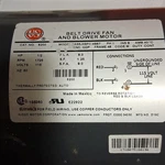 U.s. Motors Belt Drive Fan And Blower A55JXSFC-4867 1/2 Hp 1725 Rpm 115V. Fixed Price $154.50.