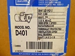 Fasco D401 Motor 1/55 Hp 115V 60HZ 3000 Rpm Speed. Fixed Price $62.00.
