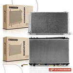 A-premium 2XALUMINUM Radiator & Ac Condenser Cooling Kit For Toyota Avalon 00-04. Fixed Price $174.99.