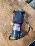 Spg Geared Electric Motor With Speed Reducer 24 Volt 40 Watt 56D67-1306(OH26). Fixed Price $125.00.