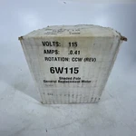 Tecumseh 6W115 Shaded Pole Motor Watts 1550 Rpm Volts. Fixed Price $38.38.