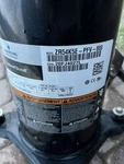 Emerson Copeland Compressor Model ZR54K5E - Pfv 800 Year 2020 220V Single Ph. Fixed Price $680.00.
