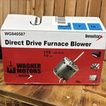 Diversitech WG840587 Direct Drive Furnace Blower Motor 115V 1/2HP. Fixed Price $55.00.