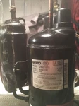 Sanyo Model: C-6RZ110H1A 18-178V 8-150HZ Compressor. Fixed Price $245.00.