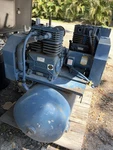 Quincy Reciprocating Air Compressor Industrial Blue. Fixed Price $2100.00.