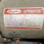 Dayton 6K353 Gearmotor 1/4 Hp 115V 60 Rpm 28.9:1 Ratio 240 In-lbs Reversible. Fixed Price $162.50.