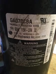 Lg GA070CBA Compressor 1PH 60HZ 115V LRA32 R410A. Fixed Price $148.00.